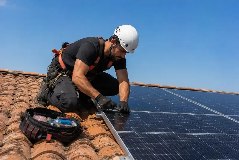Maintenance et monitoring de panneaux solaires à Vinay