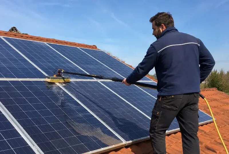 Nettoyage et entretien de panneaux solaires à Vinay